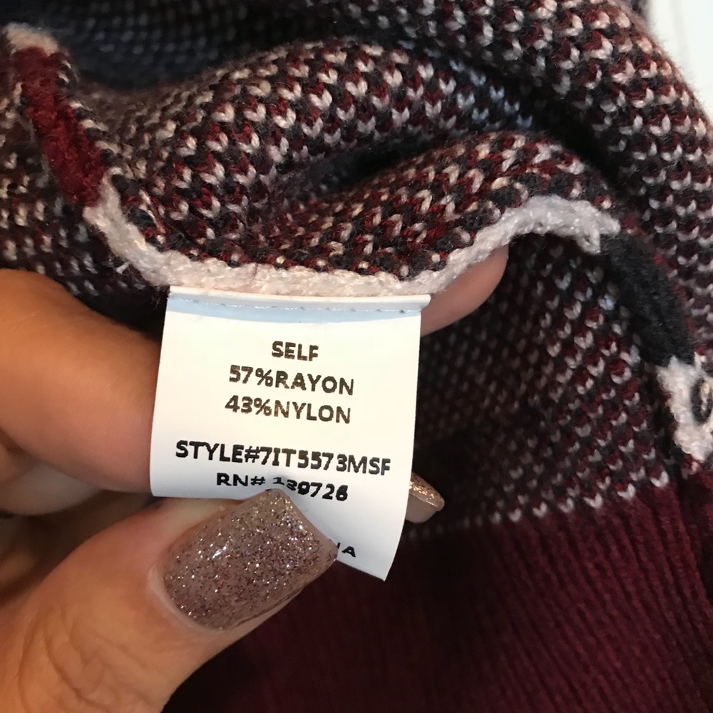 ❤️LAST NEW navy, burgundy thick sweater cardigan - Picture 4 of 8